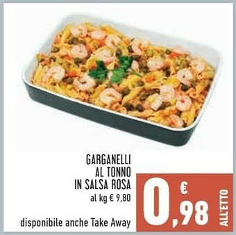 Conad Superstore Garganelli Al Tonno In Salsa Rosa offerta
