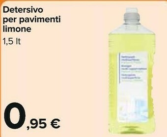 Carrefour Carrefour Detersivo Per Pavimenti Limone offerta