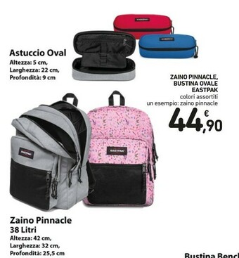 Conad Eastpak Pinnacle Zaino Poliestere Blu offerta