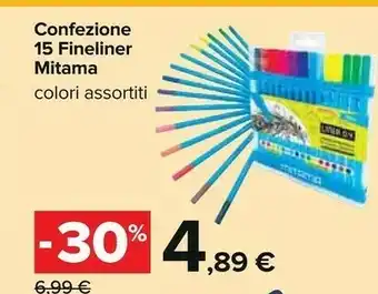 Mitama Confezione 15 Fineliner