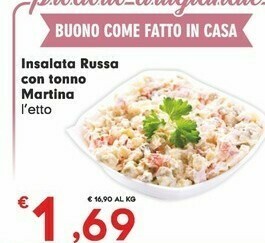 Despar Martina Insalata Russa Con Tonno offerta