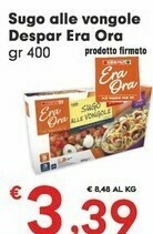 Despar Despar Sugo Alle Vongole offerta