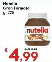 Despar Ferrero Nutella Gran Formato offerta