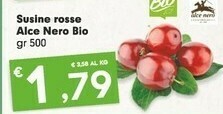 Despar Alce Nero Susine Rosse Bio offerta