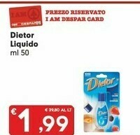 Despar Dietor - My Dietor Liquido 50 G(ml) offerta