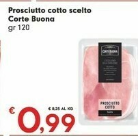 Despar Corte buona Prosciutto Cotto Scelto offerta