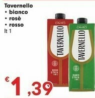 Despar Tavernello Vino Bianco 1000 G(ml) offerta