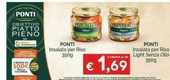 Despar Ponti Insalata Per Riso Light Peperlizia 350 G(ml) offerta