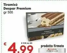 Despar Despar Premium Tiramisu 500 Gr offerta