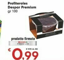 Despar Despar Premium Profiteroles 100 G offerta
