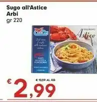 Arbi Sugo All'astice 220 Gr