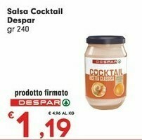 Despar Despar Salsa Cocktail offerta