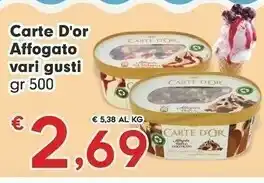 Despar Algida Carte D'Or Affogato Al Caffè 500 G(ml) offerta