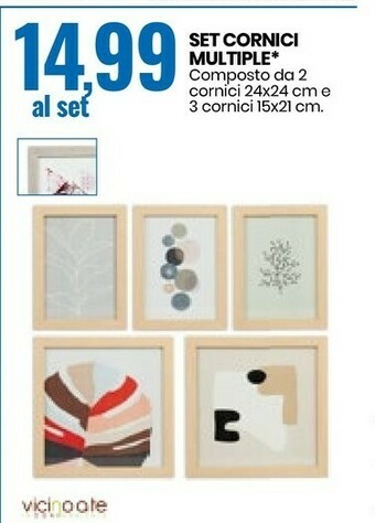 Eurospin Set Cornici Multiple offerta
