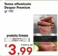 Eurospar Despar Premium Tonno Affumicato offerta