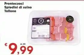 Eurospar Tallone Spiedini Di Suino offerta