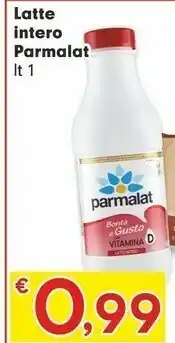 Eurospar Parmalat Latte Intero offerta