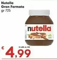 Eurospar Ferrero Nutella offerta