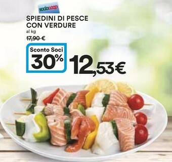 Ipercoop Spiedini Di Pesce Con Verdure offerta