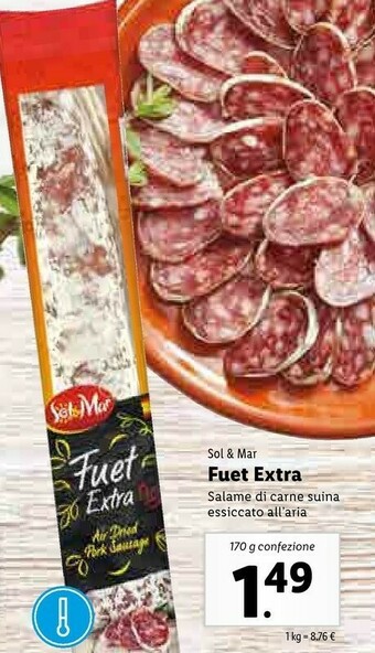 Lidl Sol & mar Salame offerta