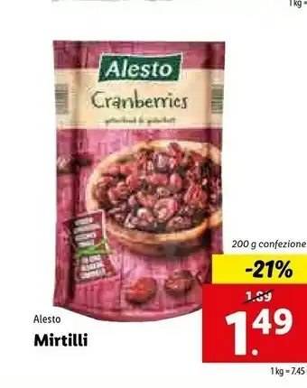 Alesto Frutta secca