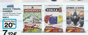 Ipercoop Hasbro Monopoly Travel offerta