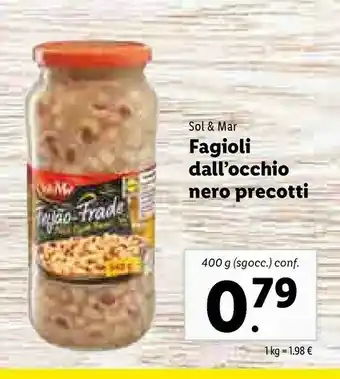 Lidl Sol & mar Fagioli offerta