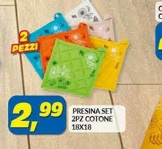 Risparmio Casa Presina Set 2pz Cotone offerta