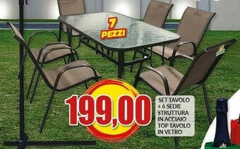 Risparmio Casa Set Tavolo + Sedie offerta