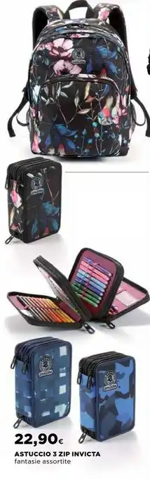 Coop Invicta Astuccio scuola offerta