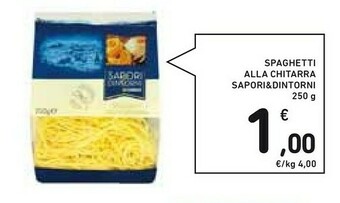 Conad Conad Spaghetti Alla Chitarra Sapori & Dintorni offerta