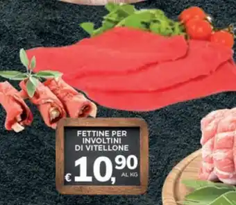 Fettine per Involtini di Vitellone