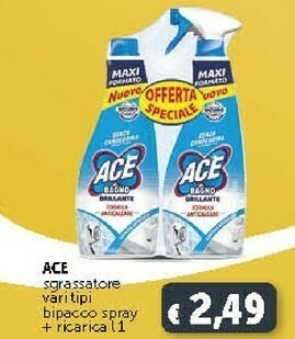 Deco Supermercati Ace Sgrassatore offerta