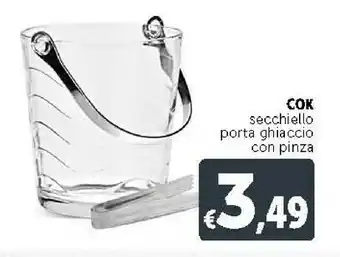 Deco Supermercati Cok Secchiello Porta Ghiaccio Con Pinza offerta
