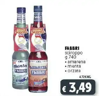 Deco Supermercati Fabbri Sciroppo offerta