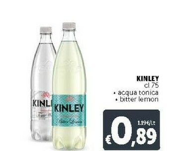 Deco Supermercati Kinley Acqua Tonica offerta