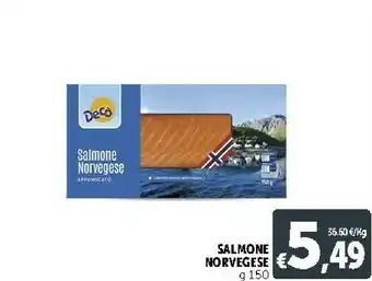 Deco Supermercati Decò - Salmone Norvegese Affumicato 150 G(ml) offerta