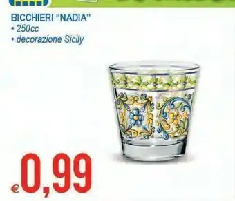 MD Discount Bicchieri Nadia offerta