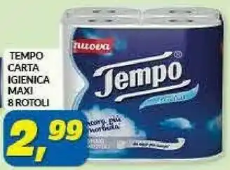 Risparmio Casa Tempo Carta Igienica Maxi offerta
