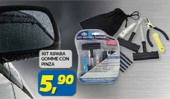 Kit Ripara Gomme Con Pinza