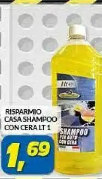Risparmio Casa Risparmio Casa Shampoo Con Cera 1 Lt offerta