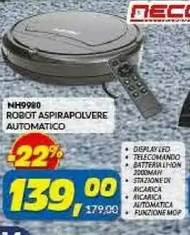 Risparmio Casa NH9980 Robot Aspirapolvere offerta