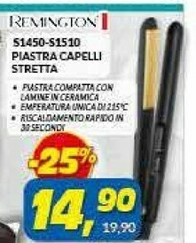 Risparmio Casa S1450-S1510 Piastra Capelli Stretta offerta