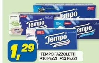 Risparmio Casa Tempo Fazzoletti 10 Pezzi offerta