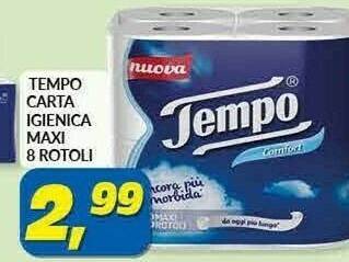 Risparmio Casa Tempo Carta Igienica Comfort offerta