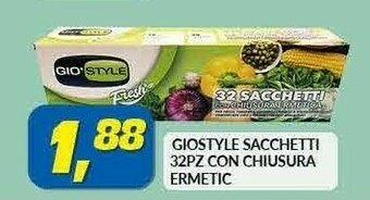 Risparmio Casa Giostyle Sacchetti 32 Pz Con Chiusura Ermetic offerta