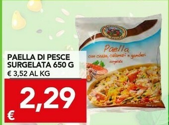 TuoDi Le Specialita Di Beppe Paella Di Pesce Surgelata offerta