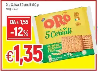 Famila Oro Saiwa 5 Cereali 400 g offerta