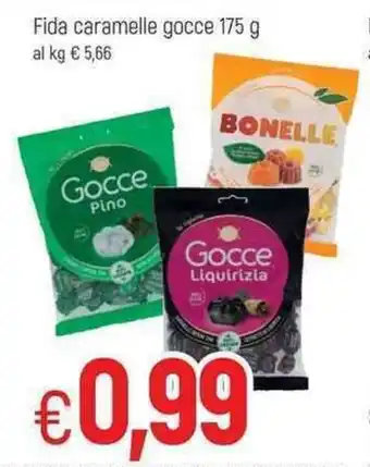 Famila Fida caramelle gocce 175 g offerta