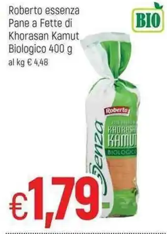 Roberto essenza Pane a Fette di Khorasan Kamut Biologico 400 g